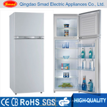 Congelador de geladeira de porta dupla de compressor para uso doméstico